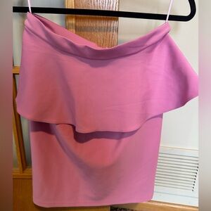 Top shop off the shoulder pink top size 8.